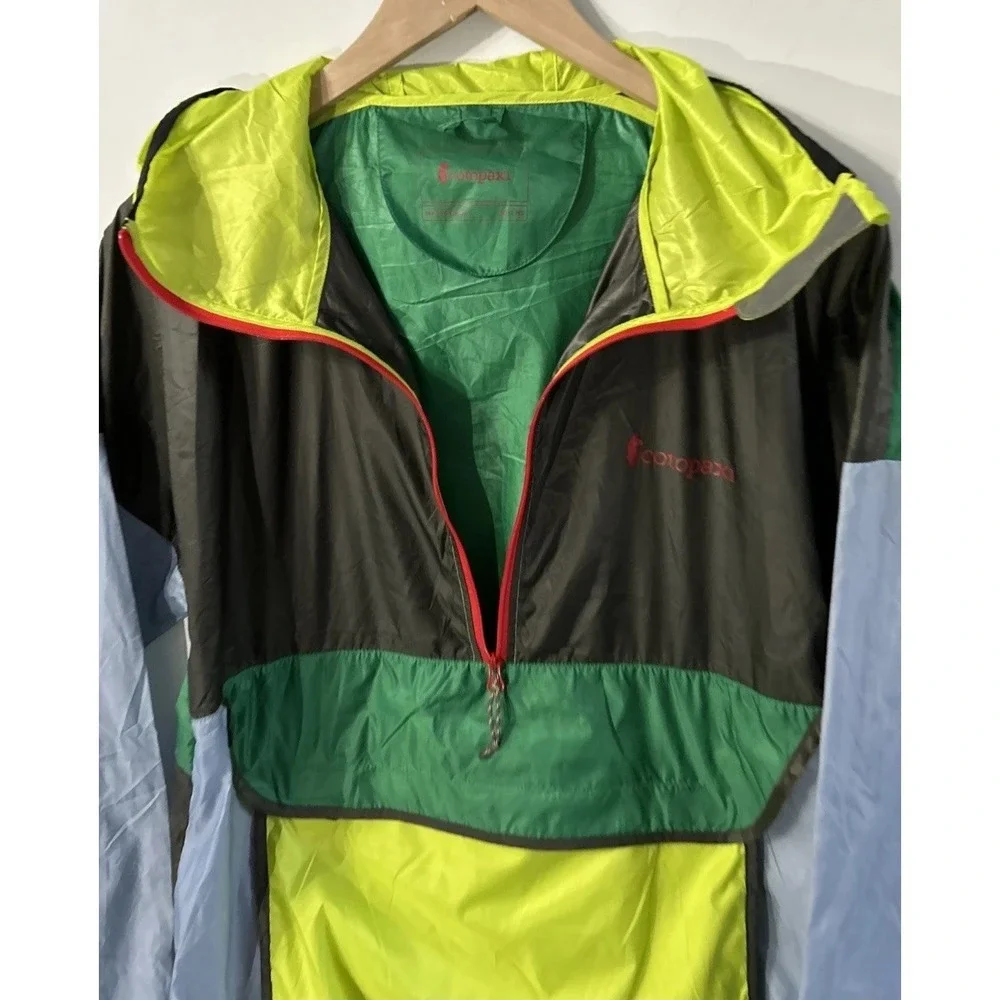 Womens Cotopaxi Teca Packable 1/2 Zip Windbreaker Limeade Pullover Jacket Sz Med - Picture 5 of 6